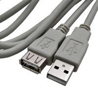 Кабель компьютерный USB соединительный SZC USB-AF-USB-A(m). 1.8 м