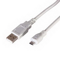 Компьютерный шнур RUICHI USB 2.0 A(m)-micro USB B(m). 1.8 м. белый