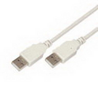 Компьютерный шнур RUICHI USB 2.0 A(m)-USB A(m). 1.8 м. белый