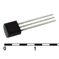 LM19CIZ/NOPB. Аналоговый датчик температуры Analog Devices. -11.7мВ/°C. ±3.5°C(130°C). - 55°С...+130°C. корпус TO-92-3 LM19CIZ/NOPB