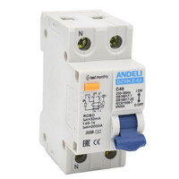 DZ59LE-40 1P+N 25A 30mA х-ка 4.5kA DZ59LE-40 1P+N 25A 30mA х-ка 4.5kA