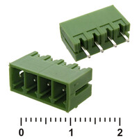 Клеммник разрывной SZC XY2500V-E-4. 3.81 мм XY2500V-E-4 (3.81mm)