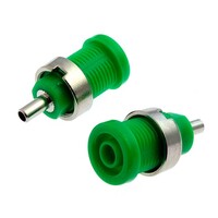 Гнездо RUICHI Z014 4 мм panel jack зелёный. на панель под пайку Z014 4mm panel jack GREEN