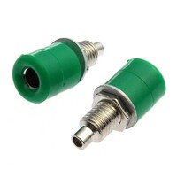 Клемма приборная RUICHI Z031 4 мм. разъём зелёный. Ф4 мм Ф4 мм Z031 4mm Socket GREEN