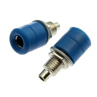 Клемма приборная RUICHI Z031 4 мм. разъём синий. Ф4 мм Z031 4mm Socket BLUE