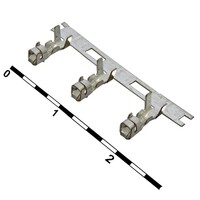 Контакты разъёма питания низковольтного - розетки RUICHI H. шаг 2.54 мм H pitch 2.54mm контакты