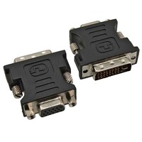 Переходной разъём RUICHI DVI24+5/VGA15F. PVC DVI24+5/VGA15F