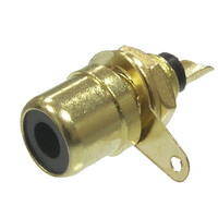 Разъём RCA RUICHI 7-0234B GOLD/RS-115G. 50 В 7-0234B GOLD / RS-115G