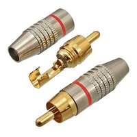 Разъём RCA SZC-0218/RP-213. красный SZC-0218 / RP-213 red