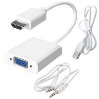 Разъём RUICHI HDMI(m)-VGA(f)+AUX HDMI (m)-VGA (f)+AUX Power