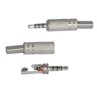 Разъём аудио SZC-0145/NP-145 3.5 мм 4pin. металлический SZC-0145 / NP-145 3.5mm 4pin