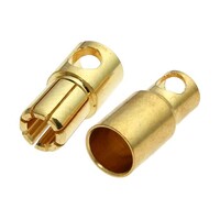 Разъём для RC моделей RUICHI Plug 6.0 M+F. металл Plug 6.0 M+F