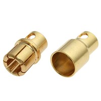 Разъём для RC моделей RUICHI Plug 8.0 M+F. металл Plug 8.0 M+F