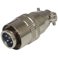 Разъём быстроразъёмный RUICHI XS12-7 (Zn) cable plug. 7-ми контактый XS12-7 (Zn) cable plug