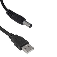 Компьютерный шнур RUICHI USB 2.0 A(m)-DC 2.1x5.5 мм. 1.5 м USB2.0 A(m)-DC2.1x5.5mm 1.5m