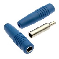 Гнездо RUICHI Z041 4 мм. цвет изолятора синий. под винт Z041 4mm Cable jack BLUE