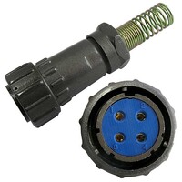 Разъём быстроразъёмный SZC FQ24-4pin TK-12. 4-х контактный FQ24-4pin TK-12