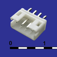 Разъём питания низковольтный RUICHI WB-04 (MW-4M). 2.00 мм WB-04 (MW-4M) pitch 2.00mm