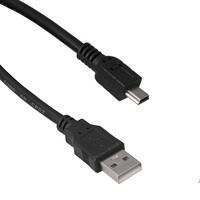 Компьютерный шнур RUICHI USB 2.0 A(m)-mini USB B(m). 1.8 м. чёрный USB2.0 A(m)-mini USB B(m) B 1.8m