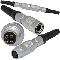 Быстроразъемный разъем Push-Pull вилка-розетка RUICHI SY1311/P-4P. двухтактный. IP67. 4 контакта. 250 В. 3.5 А. -55…+85 °С. 5 - 35 H SY1311/P-4P