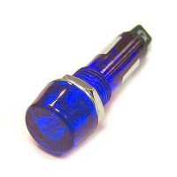 Лампочка неоновая в корпусе RUICHI N-804-B. 220 В. синяя