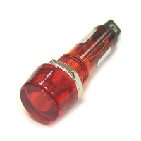Лампочка неоновая в корпусе RUICHI N-804-R. 220 В. красная