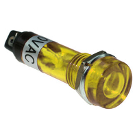 Лампочка неоновая в корпусе RUICHI N-805-Y. 220 В. желтая
