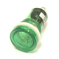 Лампочка неоновая в корпусе RUICHI N-812-G. 220 В. зелёная