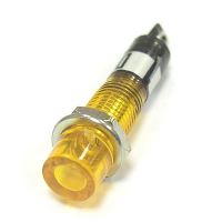 Лампочка неоновая в корпусе RUICHI N-814-Y. 220 В. желтая