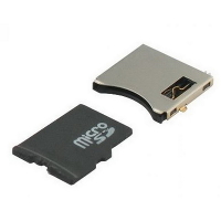Держатель micro SD карты RUICHI SMD 8 pin (двухтактный)
