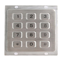 Клавиатура цифровая антивандальная RUICHI RPS01-12-RM. pin